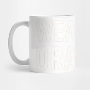 wear orange Mug